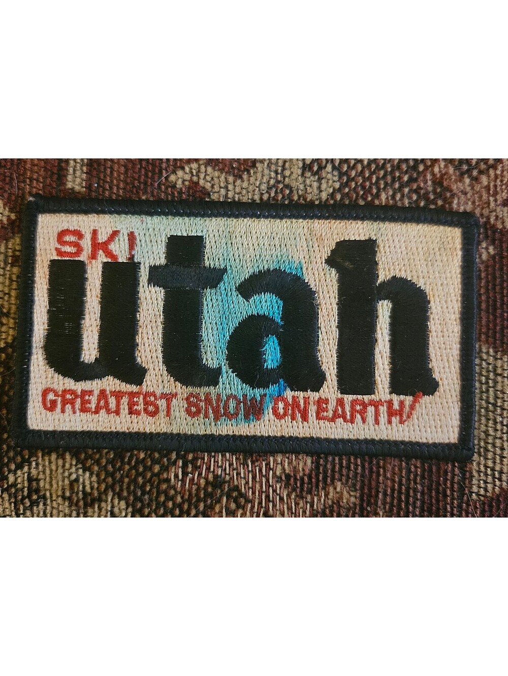 Ski Utah Patch: Retro Souvenir